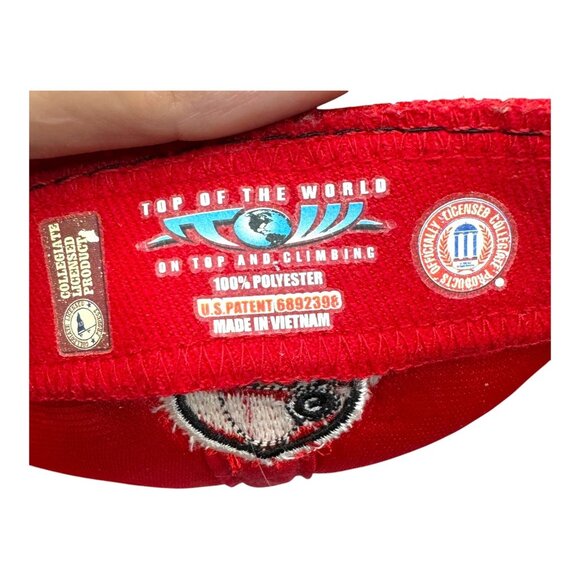 Top Of The World Georgia Bulldogs Red Mesh Baseball Hat Flex Fit Backwards Dog - Picture 5 of 9